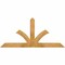 Ekena Millwork Richland Rough Sawn Timber Gable Bracket, Western Red Cedar, 60"W x 27"H x 4"D x 4"F, 11/12 Pitch GBW060X27X0404RIC00RWR - alternate 1